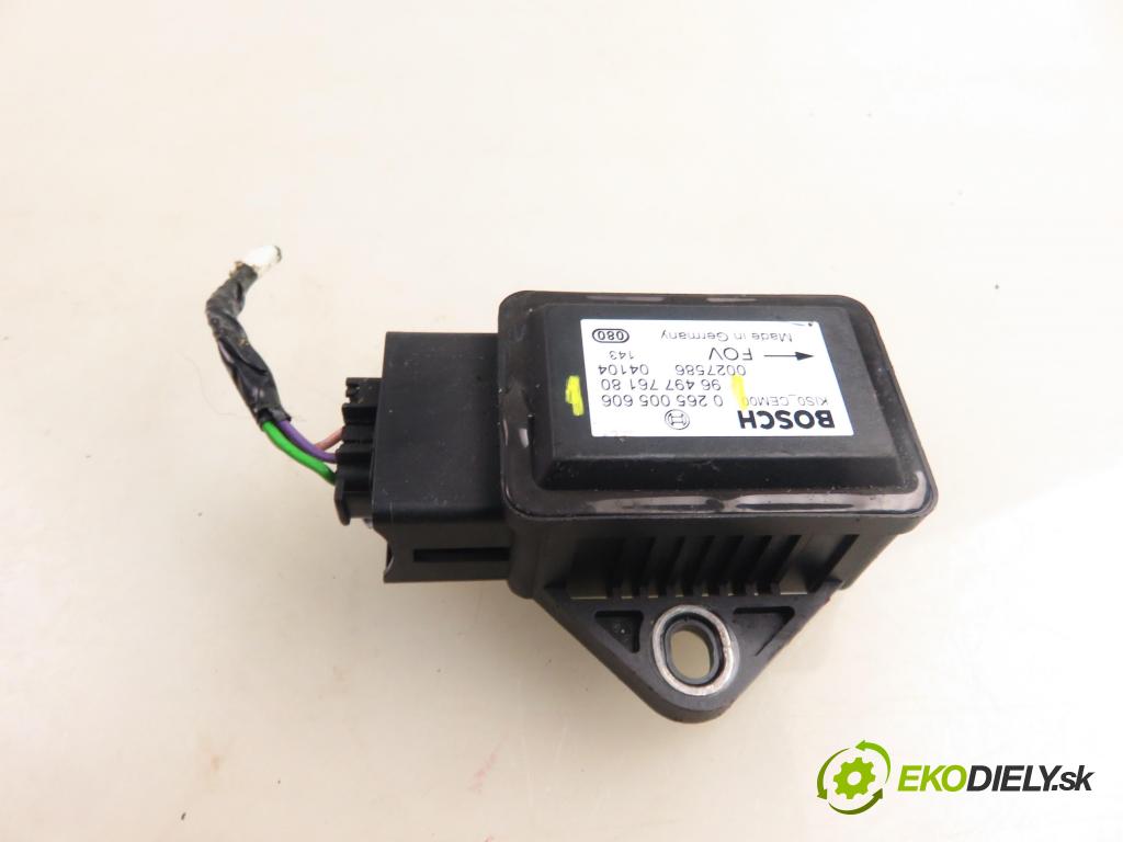CITROEN C4 I (LC_) HB 2005 80,00 1.6 16V - NFU (TU5JP4) 1587,00 snímač ESP 9649776180 ; 0265005606