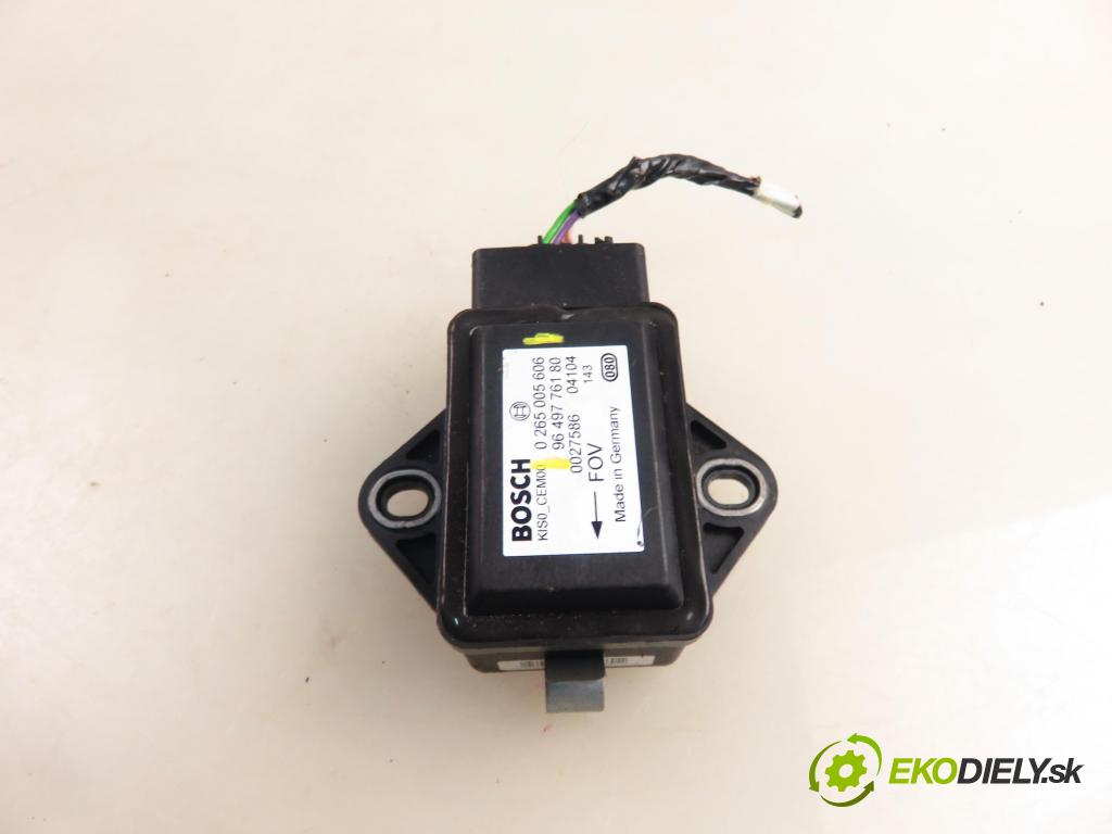CITROEN C4 I (LC_) HB 2005 80,00 1.6 16V - NFU (TU5JP4) 1587,00 snímač ESP 9649776180 ; 0265005606
