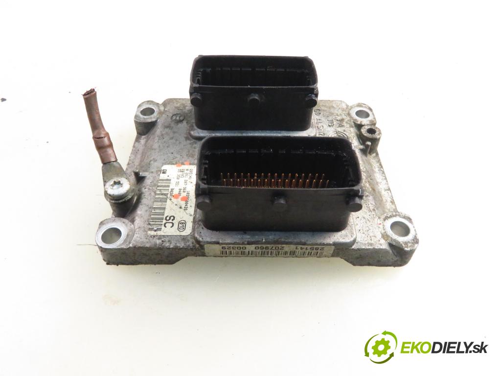 OPEL CORSA C (X01) HB 2002 43,00 1.0 12V 58 - Z 10 XE 973,00 Riadiaca jednotka Motor 0261207960 ; 55350551