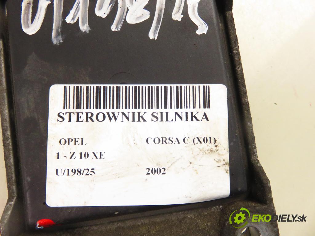 OPEL CORSA C (X01) HB 2002 43,00 1.0 12V 58 - Z 10 XE 973,00 Riadiaca jednotka Motor 0261207960 ; 55350551