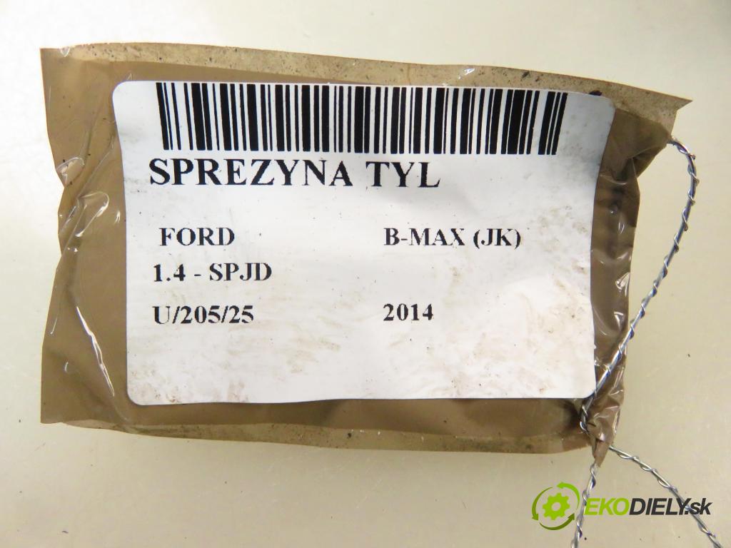 FORD B-MAX (JK) MINIVAN 2014 66,00 1.4 - SPJD 1388,00 Pružina zadné