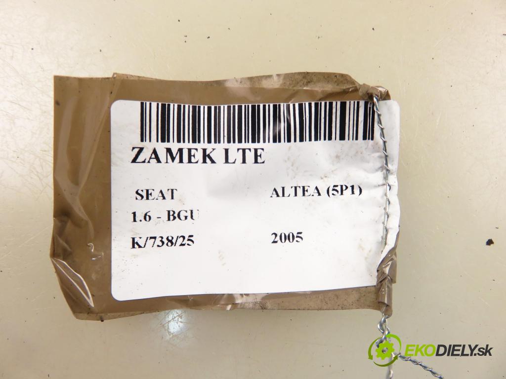 SEAT ALTEA (5P1) HB 2005 75,00 1.6 102 1595,00 zámok LTE 7L0839015