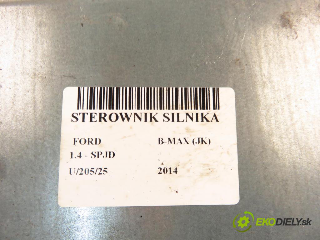 FORD B-MAX (JK) MINIVAN 2014 66,00 1.4 - SPJD 1388,00 Riadiaca jednotka Motor CV1112A650AG ; S180047048G