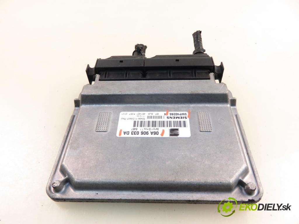 SEAT ALTEA (5P1) HB 2005 75,00 1.6 102 1595,00 Riadiaca jednotka Motor 06A906033DA ; 5WP40286