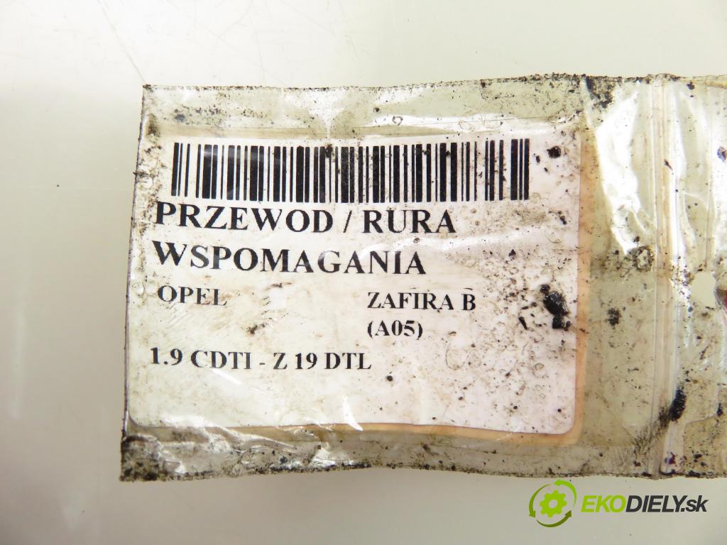 OPEL ZAFIRA B (A05) MINIVAN 2006 74,00 1.9 CDTI 8V 101 - Z 19 DTL 1910,00 rúrka / Rúra servočerpadlo 13122700 ; 13122703