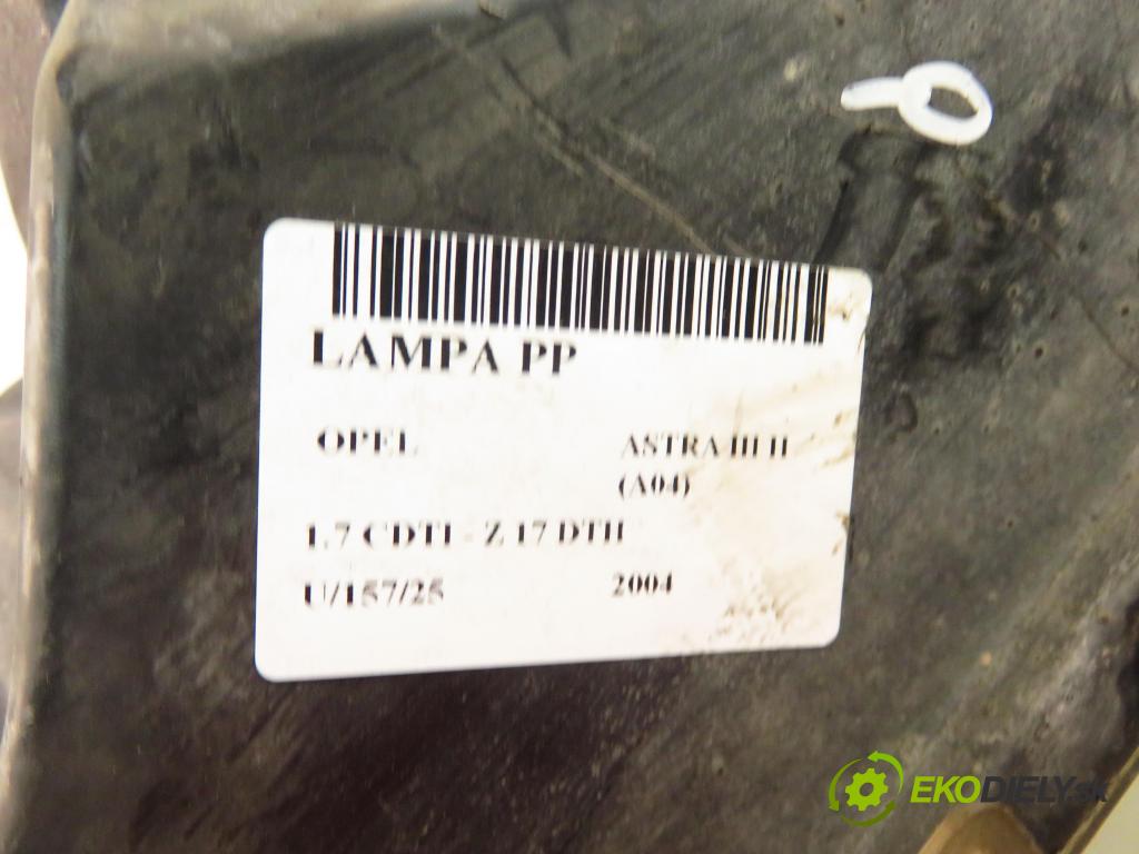 OPEL ASTRA H (A04) HB 2004 74,00 1.7 CDTI 100 - Z 17 DTH 1686,00 světlo PP 24451033