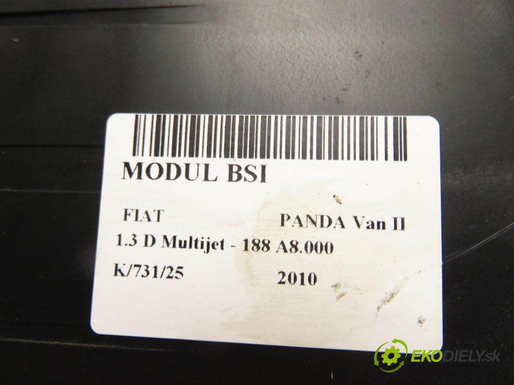 FIAT PANDA Van (169_) HB 2010 51,00 1.3 D Multijet - 188 A8.000 1248,00 MODUL BSI S118578030K ; 51870142