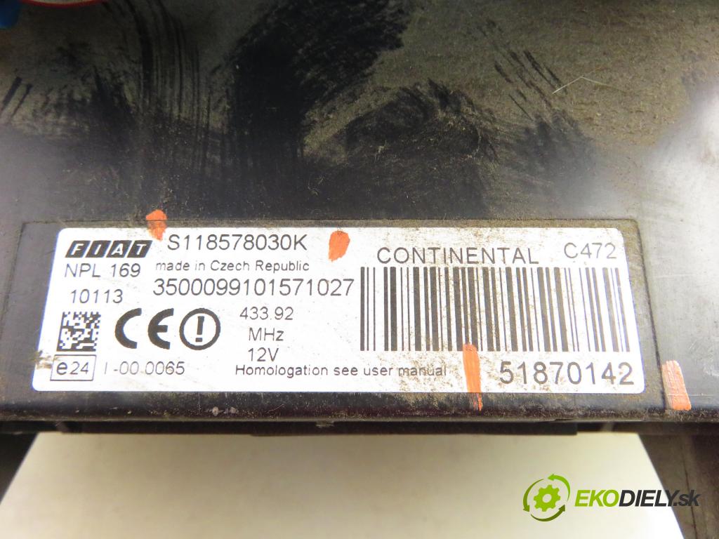 FIAT PANDA Van (169_) HB 2010 51,00 1.3 D Multijet - 188 A8.000 1248,00 MODUL BSI S118578030K ; 51870142
