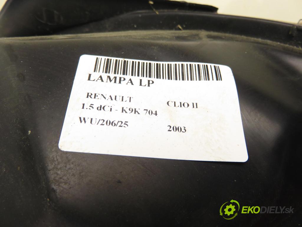 RENAULT CLIO II (BB_, CB_) HB 2003 42,00 1.5 dCi 1461,00 světlo LP