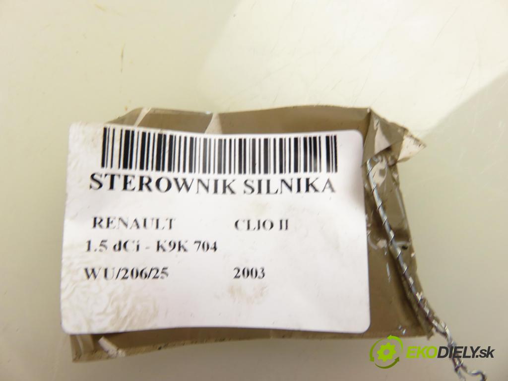 RENAULT CLIO II (BB_, CB_) HB 2003 42,00 1.5 dCi 1461,00 Riadiaca jednotka Motor 8200498185 ; 8200469333