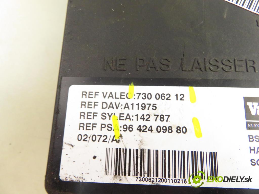PEUGEOT PARTNER Combispace (5F) KOMBIVAN 2002 66,00 2.0 HDI - RHY (DW10TD) 1997,00 MODUL BSI 9642409880 ; 73006212