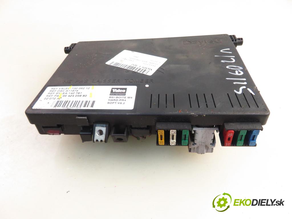 PEUGEOT PARTNER Combispace (5F) KOMBIVAN 2002 66,00 2.0 HDI - RHY (DW10TD) 1997,00 MODUL BSI 9642409880 ; 73006212