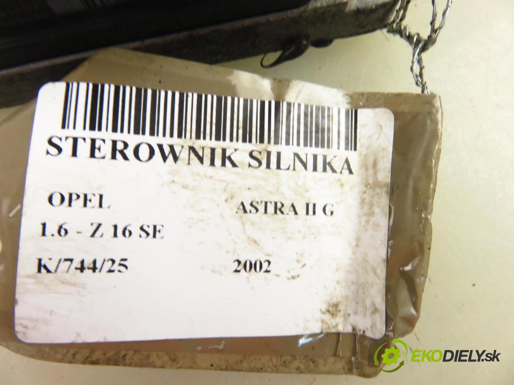 OPEL ASTRA G liftback (T98) HB 2002 62,00 1.6 8V - Z 16 SE 1598,00 Riadiaca jednotka Motor 12214860