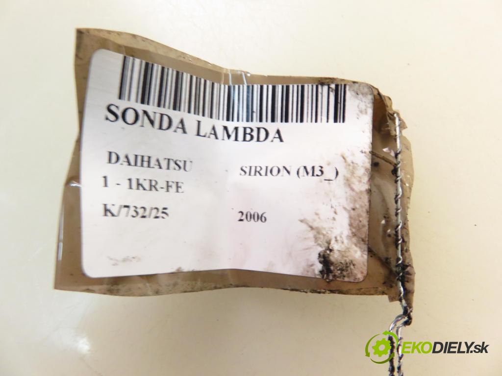 DAIHATSU SIRION (M3_) HB 2006 51,00 1 - 1KR-FE 998,00 sonda lambda 2111005001 (Lambda sondy)