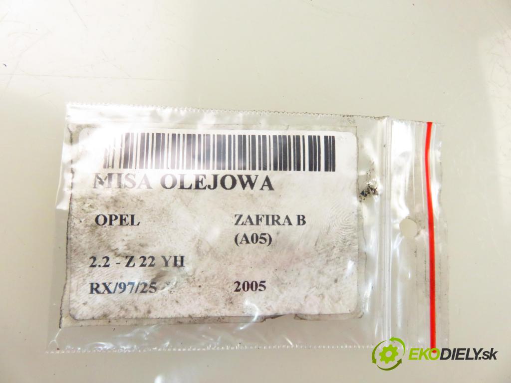 OPEL ZAFIRA B (A05) MINIVAN 2005 110,00 2.2 150 - Z 22 YH 2198,00 Vaňa olejová 55557090 ; 55557091 (Olejová vaňa)