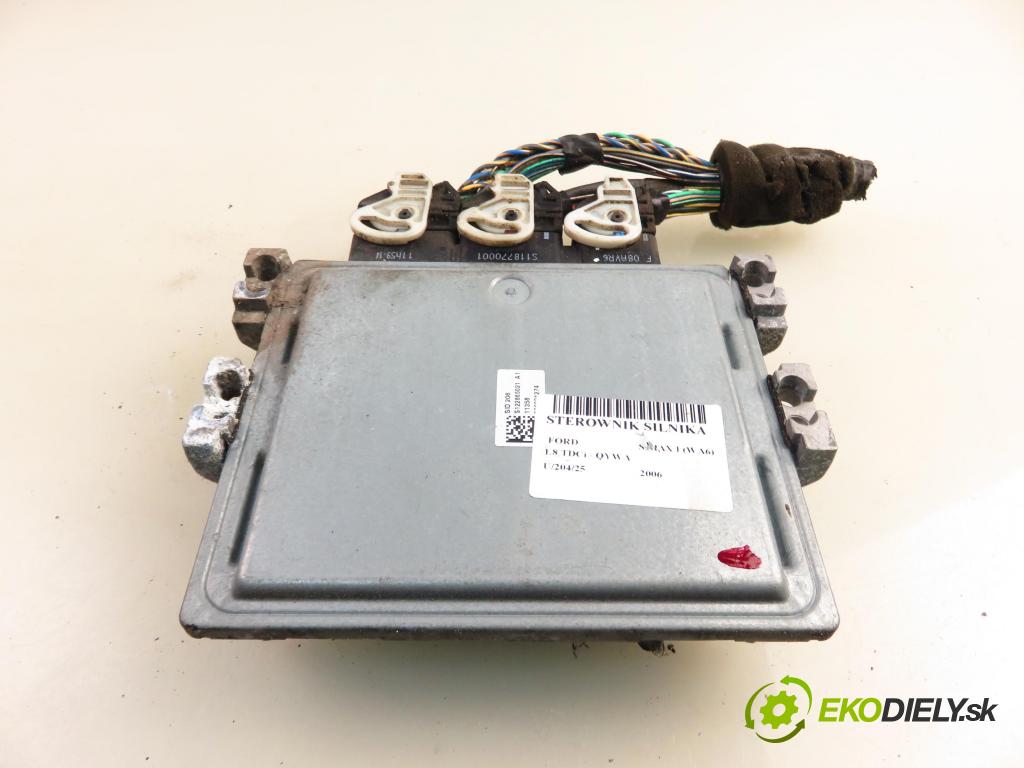 FORD S-MAX (WA6) MINIVAN 2006 92,00 1.8 TDCi 125 - QYWA 1753,00 Riadiaca jednotka Motor 6G9112A650LD ; 5WS40419DT