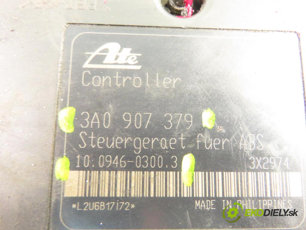 VW GOLF III Variant (1H5) KOMBI 1996 74,00 1.6 - AEK 1595,00 Pumpa ABS 3A0907379 ; 10094603003 ; 10020400174 (Pumpa ABS)