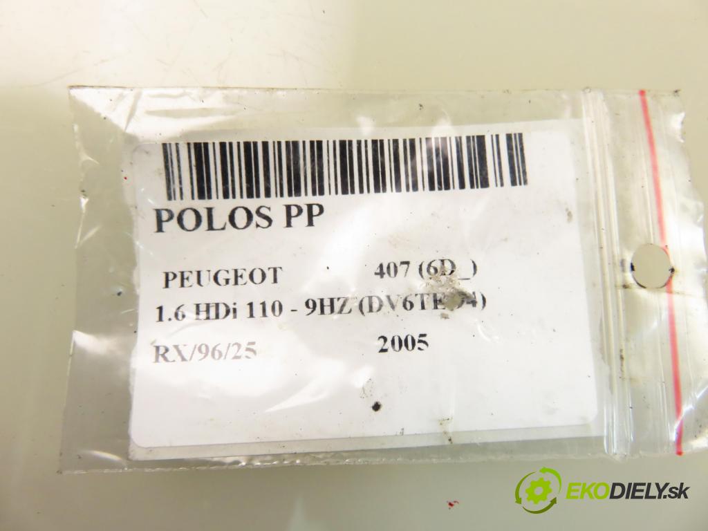 PEUGEOT 407 (6D_) SEDAN 2005 80,00 1.6 HDi 110 - 9HZ (DV6TED4) 1560,00 Poloos PP