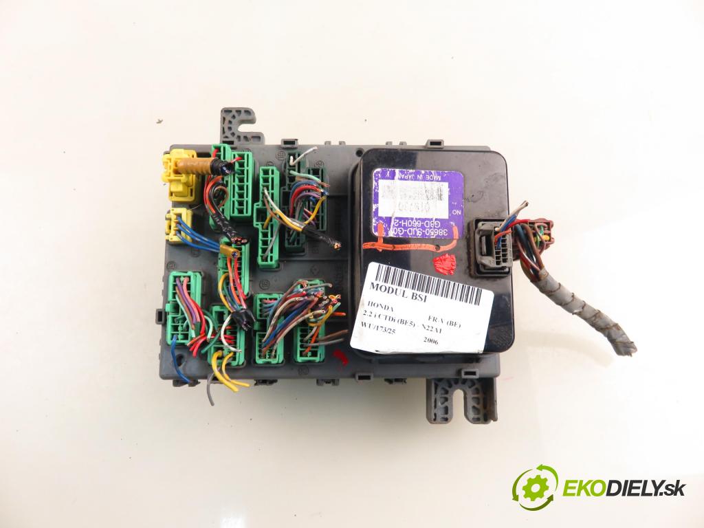 HONDA FR-V (BE) MINIVAN 2006 103,00 2.2 i CTDi 140 - N22A1 2204,00 MODUL BSI 38650SJDG01