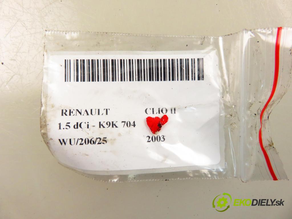 RENAULT CLIO II (BB_, CB_) HB 2003 42,00 1.5 dCi 1461,00 vstřikovač 8200553570 ; 8200049876 ; EJBR04101D (Vstřikovače)
