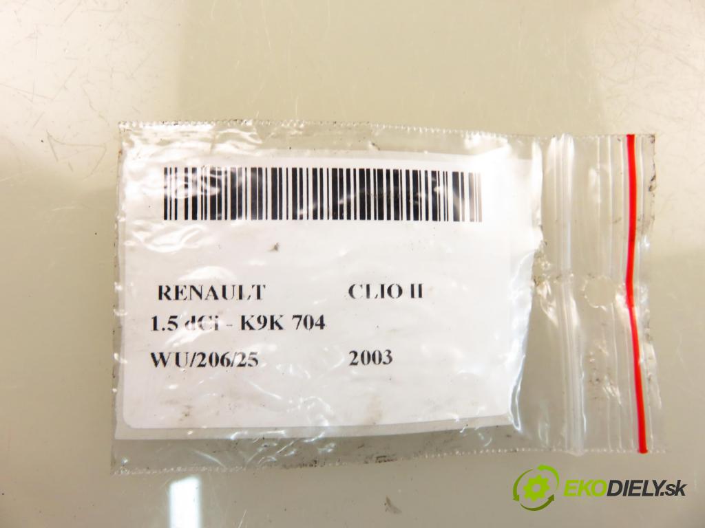 RENAULT CLIO II (BB_, CB_) HB 2003 42,00 1.5 dCi 1461,00 vstřikovač 8200553570 ; 8200049876 ; EJBR04101D (Vstřikovače)
