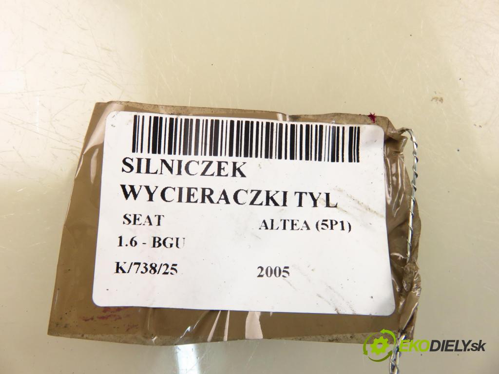SEAT ALTEA (5P1) HB 2005 75,00 1.6 102 1595,00 motorek stěrače ZADNÍ: 5P0955711B ; 53028012