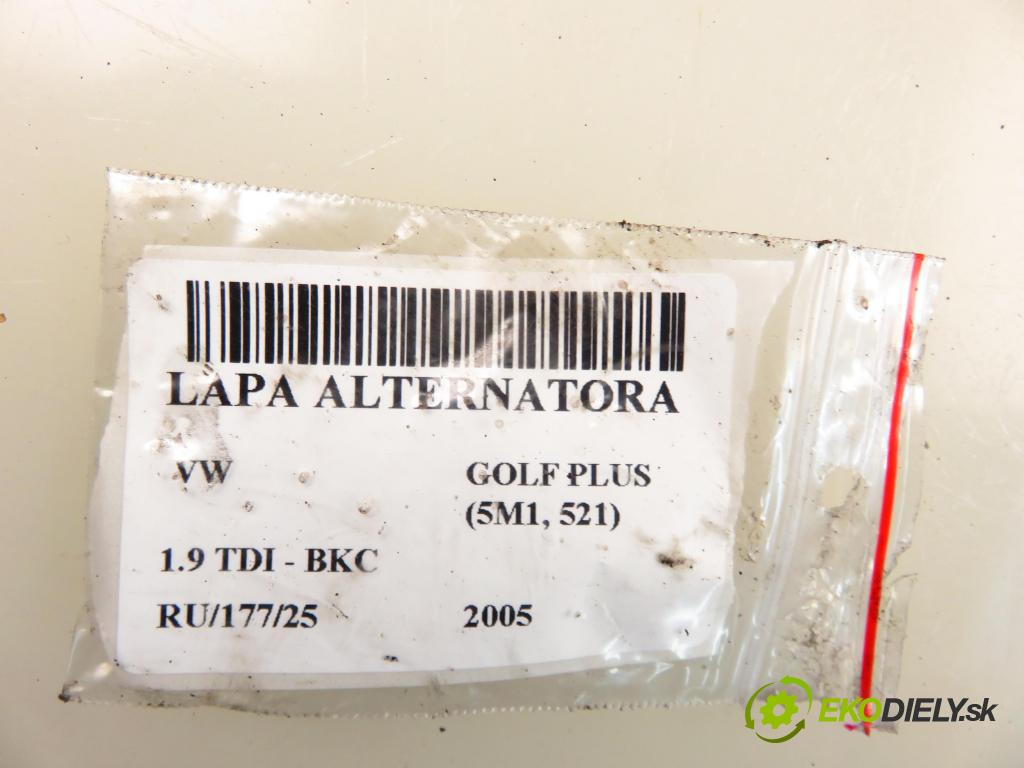 VW GOLF PLUS (5M1, 521) HB 2005 77,00 1.9 TDI PD 105 - BKC 1896,00 uchycení alternátora 038903143AF
