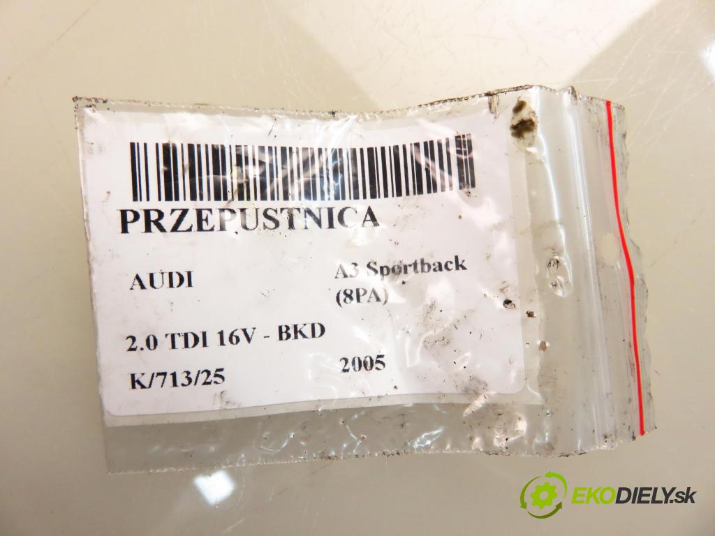 AUDI A3 Sportback (8PA) HB 2005 103,00 2.0 TDI 16V - BKD 1968,00 Škrtiaca klapka 038128063G (Škrtiaca klapka)