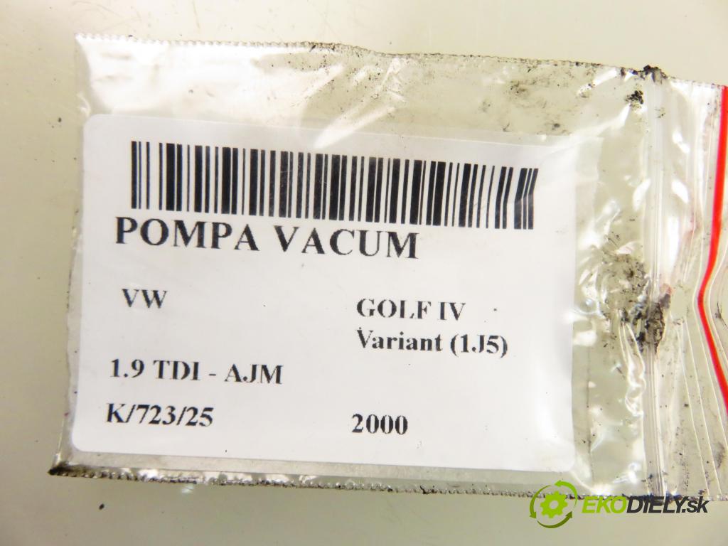 VW GOLF IV Variant (1J5) HB 2000 85,00 1.9 TDI PD 115 - AJM 1896,00 Pumpa vákuová 038145209A