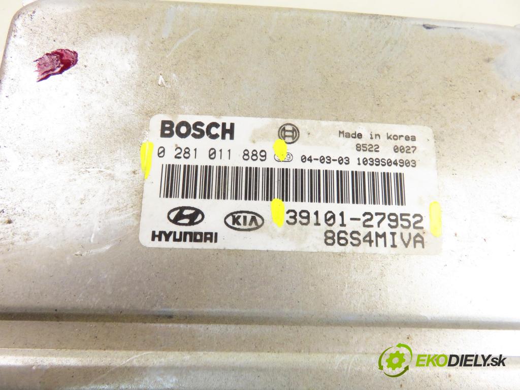 HYUNDAI SANTA FÉ I (SM) SUV 2004 92,00 2.0 CRDi 4x4 - D4EA-V 1991,00 Riadiaca jednotka Motor 3910127952 ; 0281011889