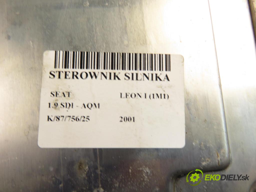 SEAT LEON (1M1) HB 2001 50,00 1.9 SDI - AQM 1896,00 Riadiaca jednotka Motor 038906012FJ ; 0281010682