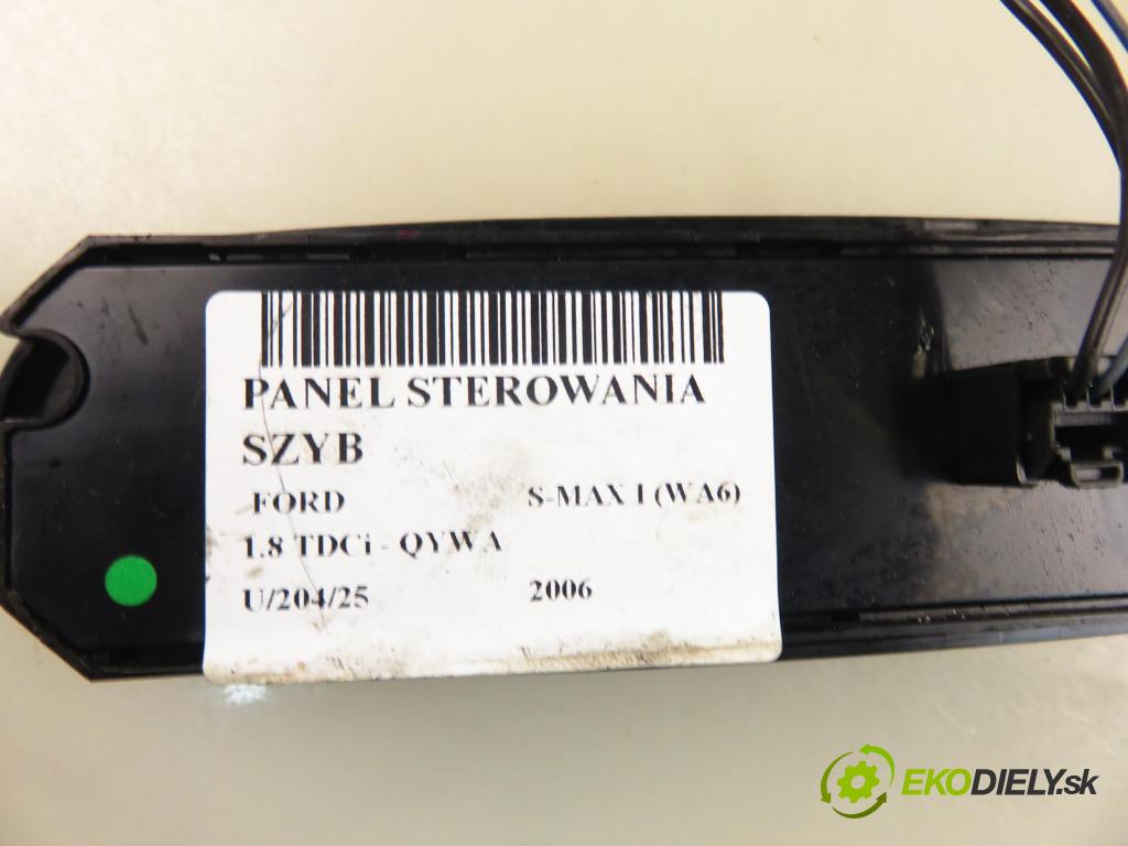 FORD S-MAX (WA6) MINIVAN 2006 92,00 1.8 TDCi 125 - QYWA 1753,00 Panel ovládaní oken 6M2T14A132