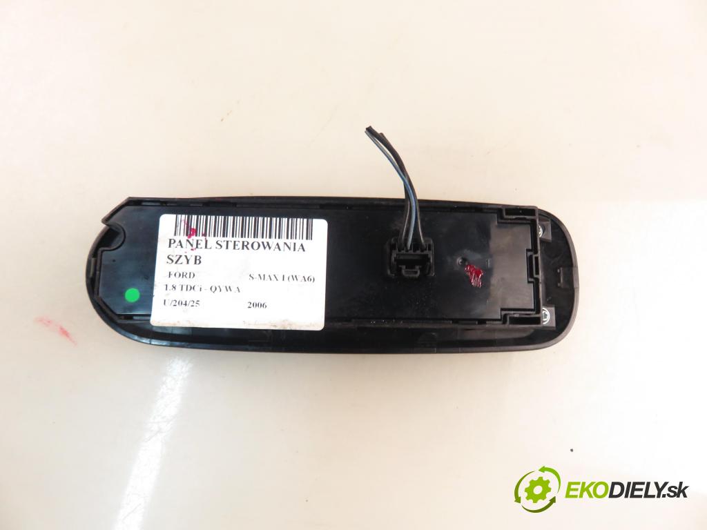 FORD S-MAX (WA6) MINIVAN 2006 92,00 1.8 TDCi 125 - QYWA 1753,00 Panel ovládaní oken 6M2T14A132