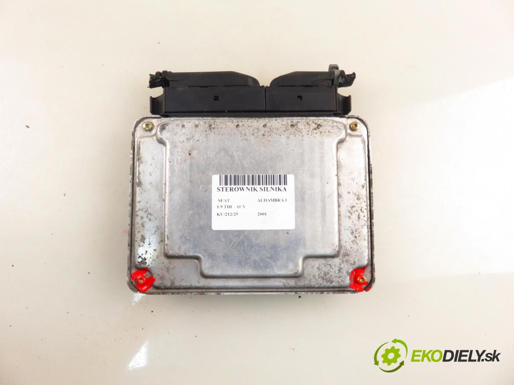 SEAT ALHAMBRA (7V8, 7V9) MINIVAN 2001 85,00 1.9 TDI PD 115 - AUY 1896,00 Riadiaca jednotka Motor 038906019DQ ; 0281010891