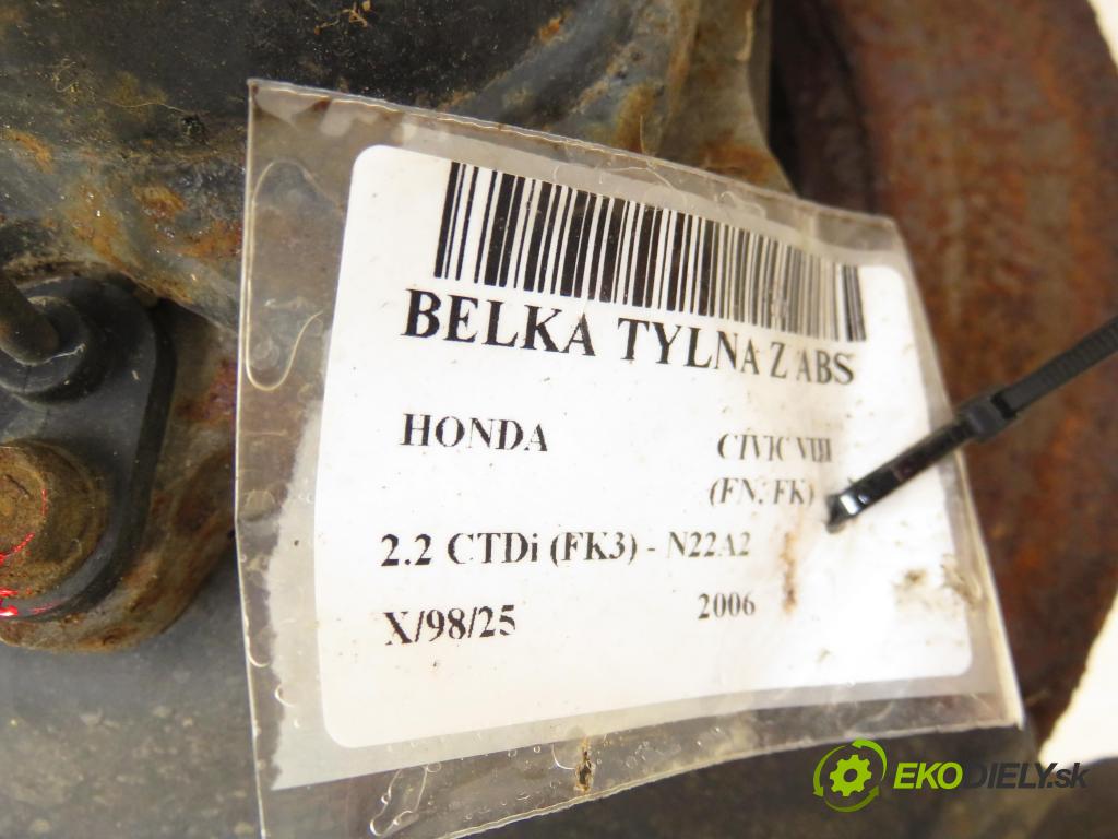 HONDA CIVIC VIII (FN, FK) HB 2006 103,00 2.2 CTDi (FK3) 140 - N22A2 2204,00 výztuha zadní část ABS