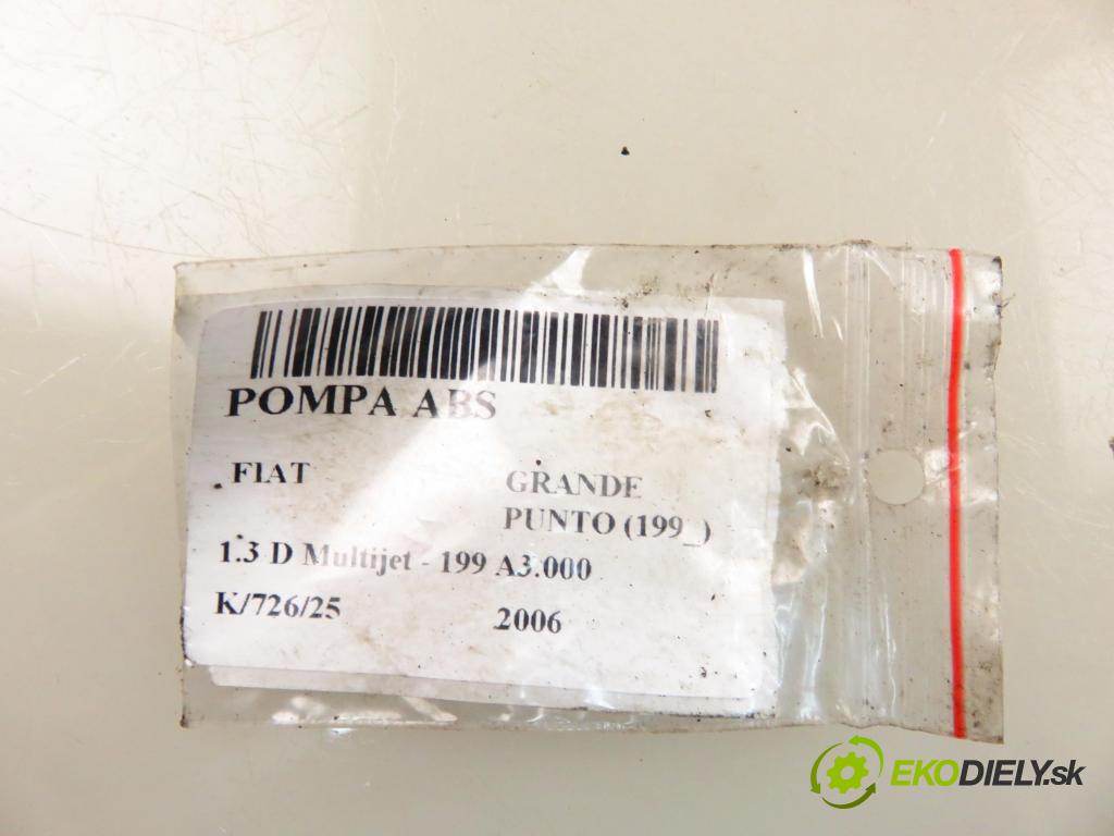 FIAT GRANDE PUNTO (199_) HB 2006 66,00 1.3 D Multijet 90 - 199 A3.000 1248,00 Pumpa ABS 0265950628 ; 51786433 (Pumpa ABS)