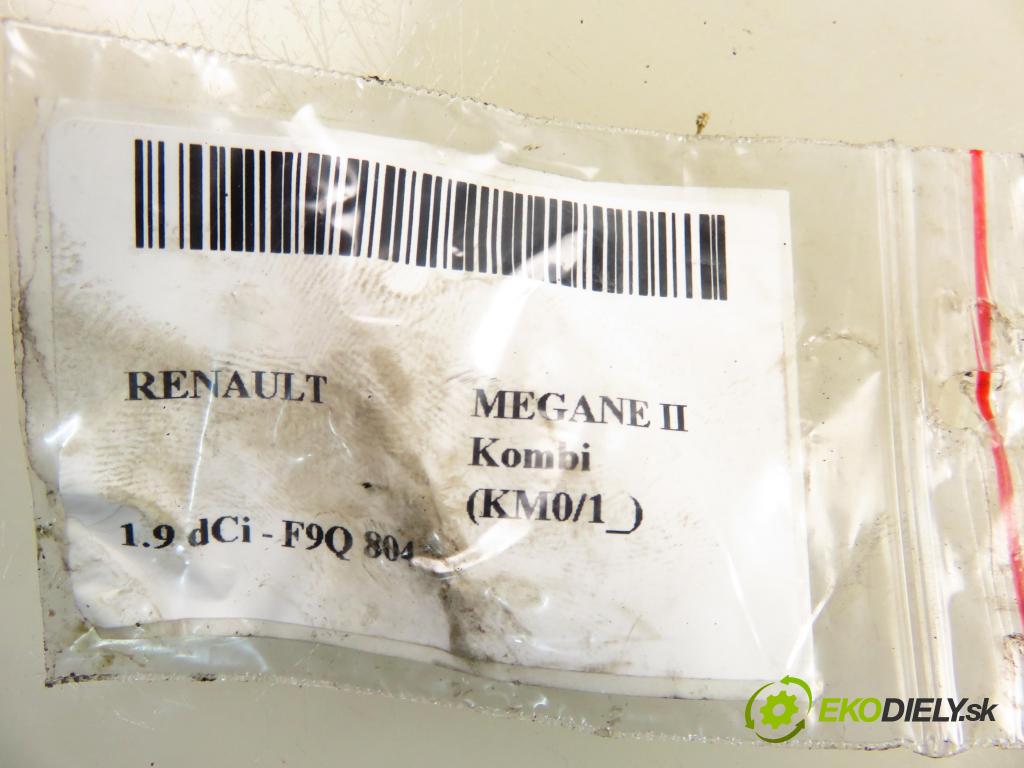 RENAULT MEGANE II Kombi (KM0/1_) KOMBI 2006 96,00 1.9 dCi - 131  F9Q 804  1870,00 vstřikovač 0445110230 ; 8200389369 (Vstřikovače)