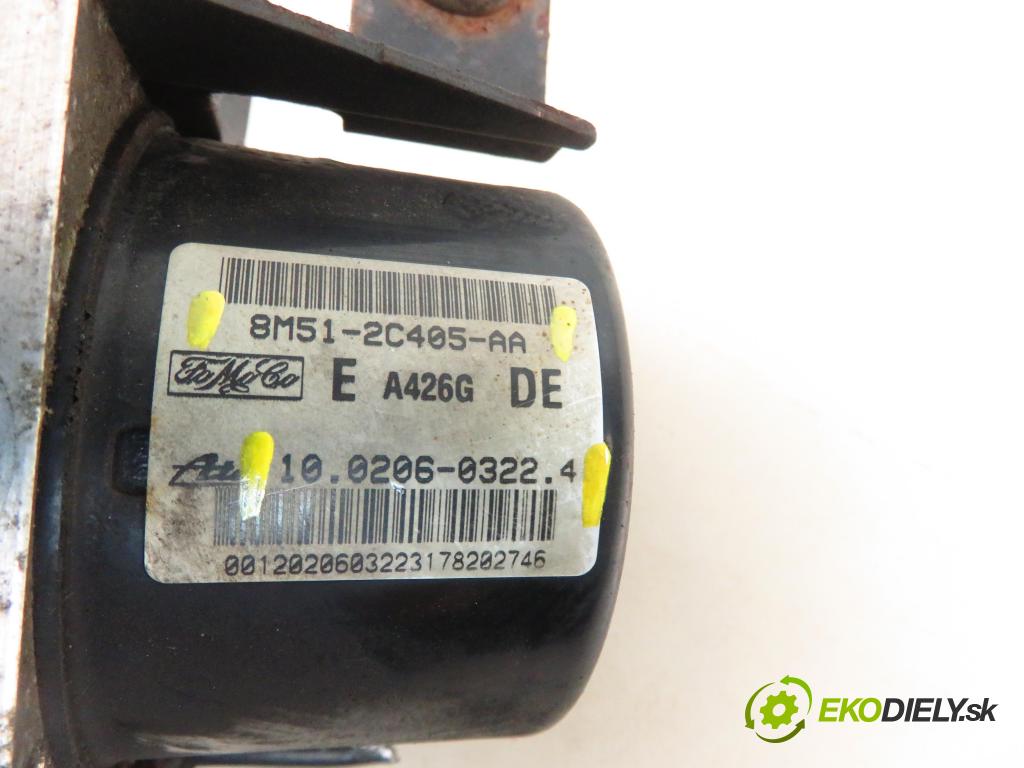 FORD C-MAX (DM2) MINIVAN 2009 80,00 1.6 TDCi - G8DB 1560,00 Pumpa ABS 10096001273 ; 8M512C405AA ; 10020603224 (Pumpa ABS)