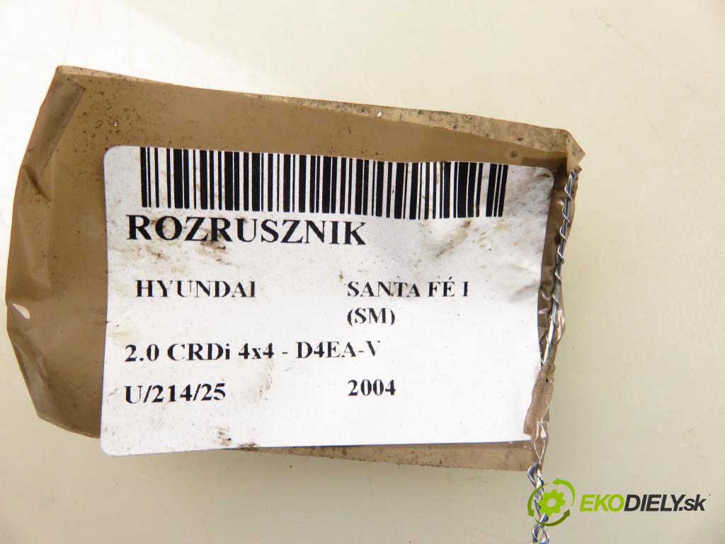 HYUNDAI SANTA FÉ I (SM) SUV 2004 92,00 2.0 CRDi 4x4 - D4EA-V 1991,00 startér 031013170 ; 3610027000 (Startér)