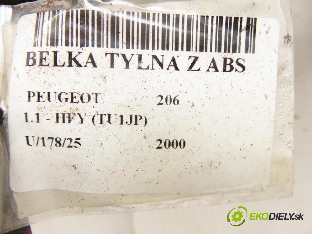 PEUGEOT 206 liftback (2A/C) HB 2000 40,00 1.1 - HFY (TU1JP) 1124,00 výztuha zadní část ABS