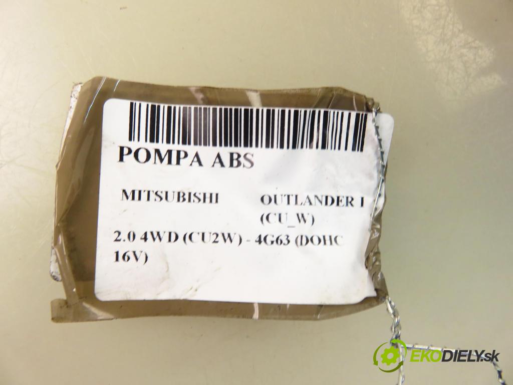 MITSUBISHI OUTLANDER I (CU_W) SUV 2003 100,00 2.0 4WD (CU2W) - 4G63 (DOHC 16V) 1997,00 pumpa ABS MB44WDE35231 ; MN102311 (Pumpy brzdové)