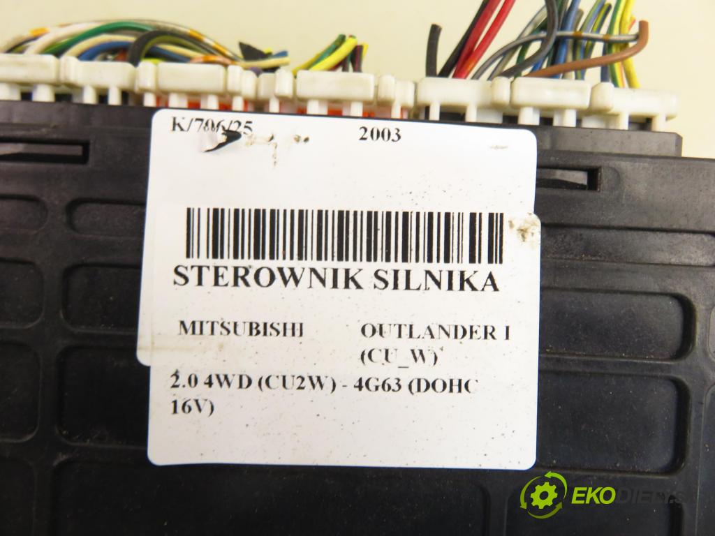 MITSUBISHI OUTLANDER I (CU_W) SUV 2003 100,00 2.0 4WD (CU2W) - 4G63 (DOHC 16V) 1997,00 Riadiaca jednotka Motor MN122218