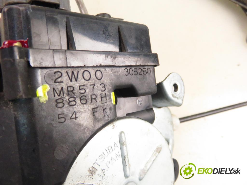 MITSUBISHI OUTLANDER I (CU_W) SUV 2003 100,00 2.0 4WD (CU2W) - 4G63 (DOHC 16V) 1997,00 mechanismus oken PPE MR573886RH