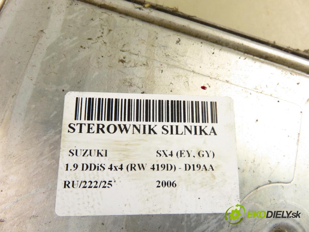 SUZUKI SX4 (EY, GY) CROSSOVER 2006 88,00 1.9 DDiS 4x4 (RW 419D) - D19AA 1910,00 Riadiaca jednotka Motor 55204652 ; 3392079JQ0 ; 0281012992