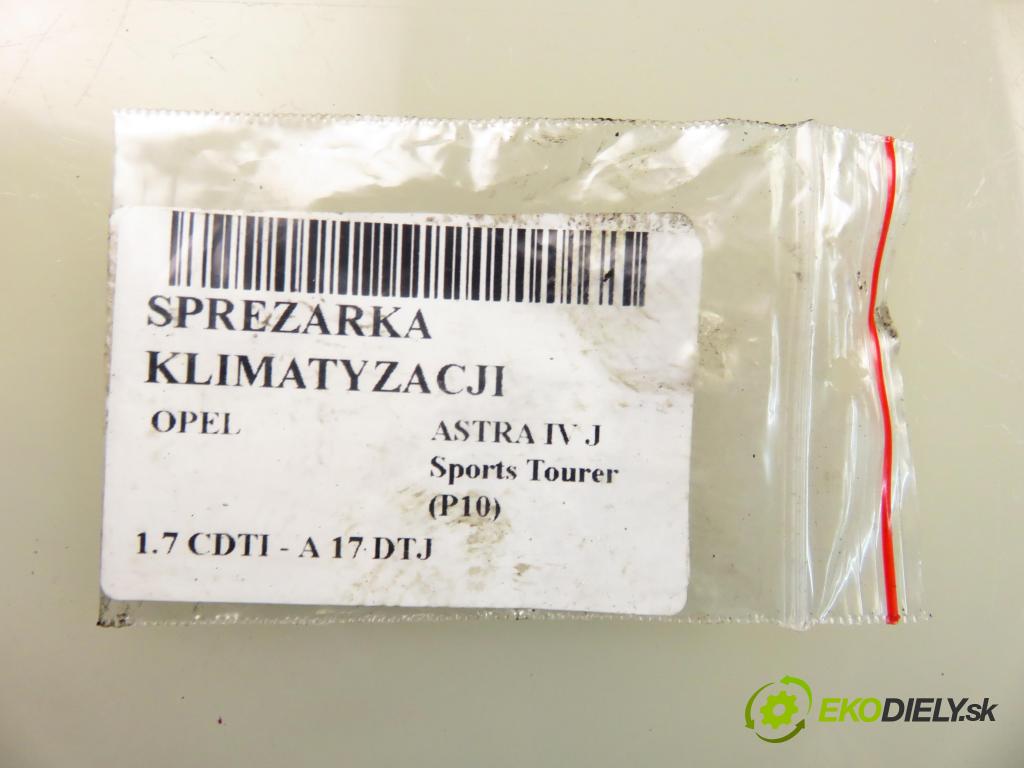 OPEL ASTRA J Sports Tourer (P10) KOMBI 2011 81,00 1.7 CDTI - A 17 DTJ 1686,00 KOMPRESOR: klimatizácie 401351739 (Kompresor klimatizácie)