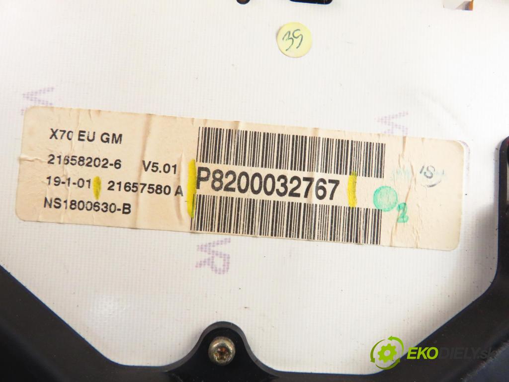 OPEL MOVANO Platforma / podwoyie (X70) KABINA/PLATFORMA 2001 84,00 2.8 DTI 114 SOFIM - S9W 702 2799,00 Prístrojovka elektrický 8200032767 ; P8200032767 ; 21657580A
