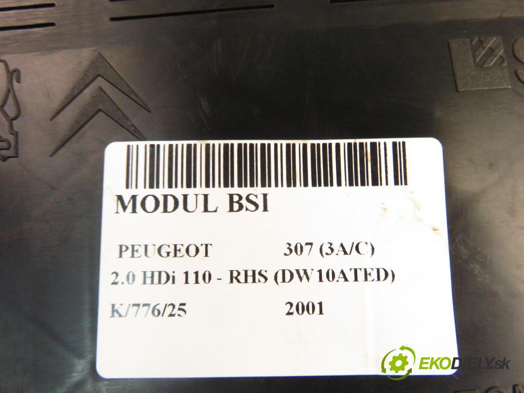 PEUGEOT 307 (3A/C) HB 2001 79,00 2.0 HDi 110 - RHS 1997,00 MODUL BSI 9636760580E ; 9644098280