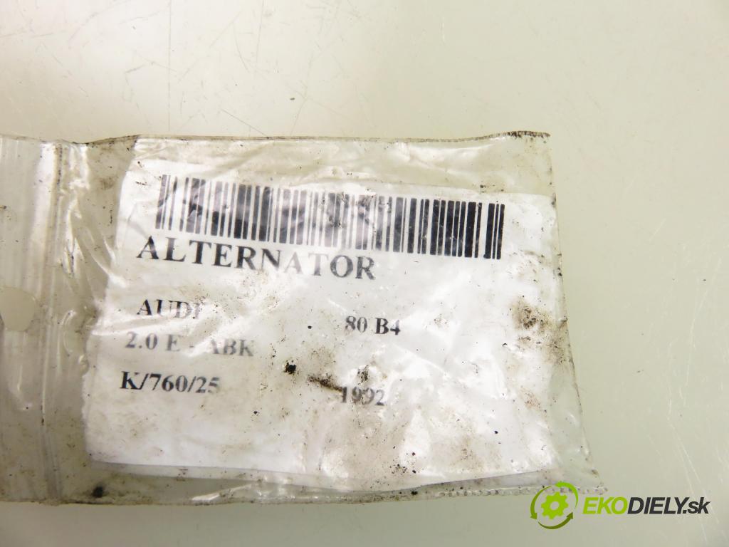 AUDI 80 (8C, B4) SEDAN 1992 85,00 2.0 E 115 - ABK 1984,00 Alternátor 050903015C ; 0120485047 (Alternátor)