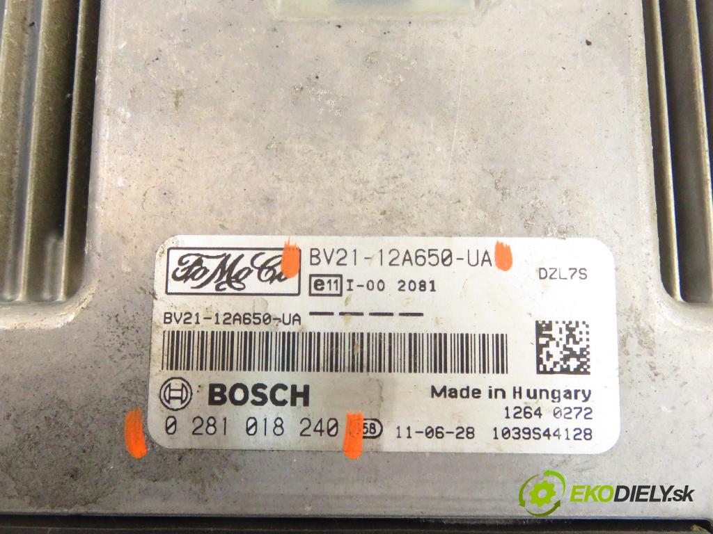 FORD FIESTA VI (CB1,CCN) HB 2011 70,00 1.6 TDCi - TZJA 1560,00 Riadiaca jednotka Motor 0281018240 ; BV2112A650UA