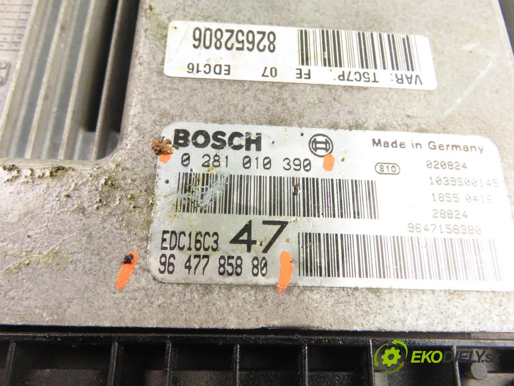 PEUGEOT 307 (3A/C) HB 2003 50,00 1.4 HDi - 8HZ (DV4TD) 1398,00 Riadiaca jednotka Motor 0281010390 ; 9647785880
